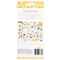 Pebbles Sunny Bloom Ephemera Die-Cuts 70/Pkg-Icons, Vellum Gold Foil